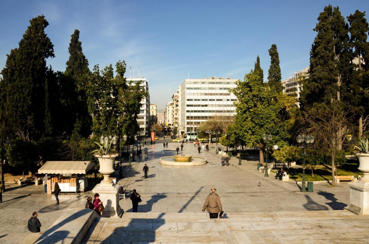 Athens Stylish Studio In Front Of Syntagma Metro Stop For 2 Exterior photo